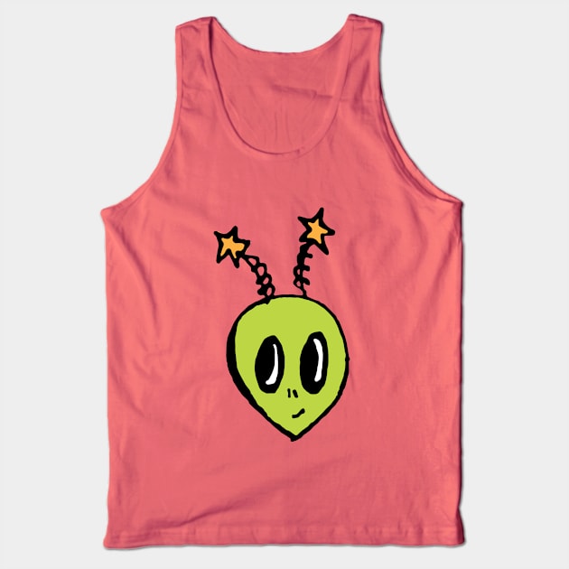 Alien Superstar Tank Top by True Creative Works